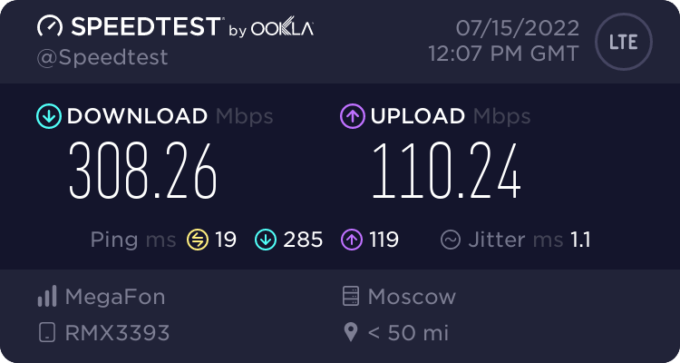 Домашний интернет от МегаФон в Мурманске (отзыв, на базе конвергентного тарифа) 5